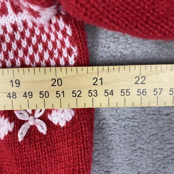 Vintage Ugly Sweater Womens 1X Cardigan Mittens Pockets Twee Whimsical - Picture 4 of 9